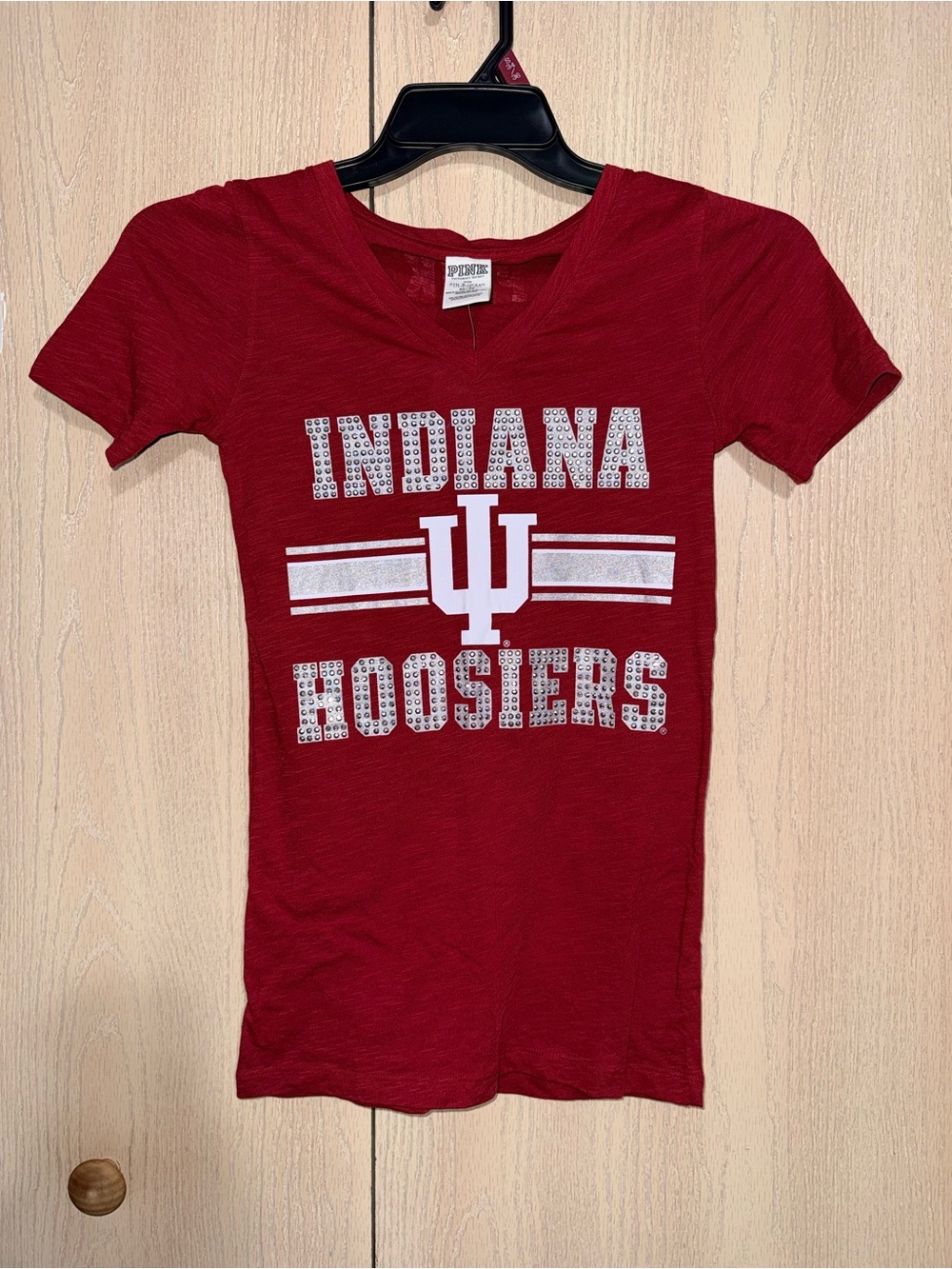 Indiana Hoosiers Red V-Neck T-Shirt